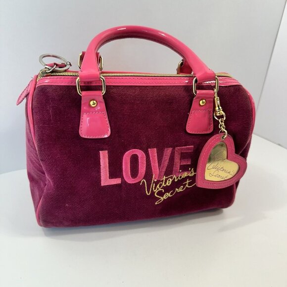 Victoria's Secret Hot Pink Handbag Valure Y2K - Picture 1 of 10